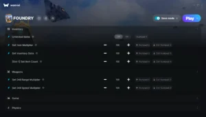 FOUNDRY Trainer screenshot
