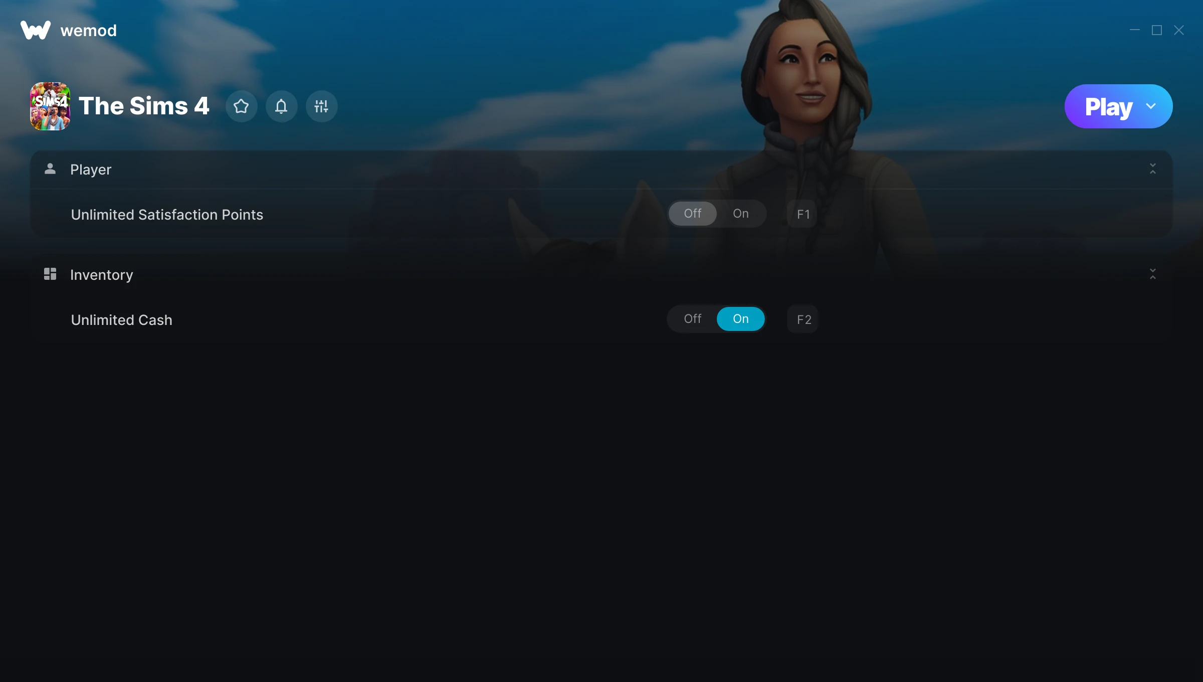 The Sims 4 Trainer screenshot