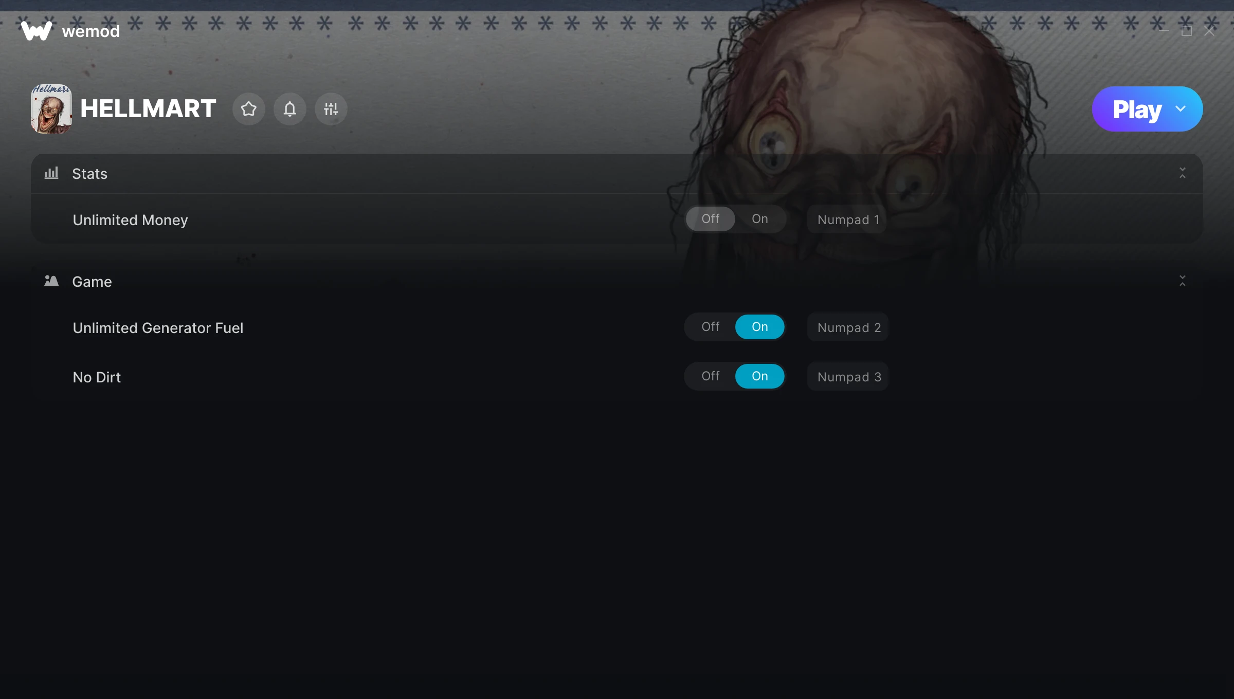 HELLMART Trainer screenshot