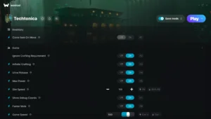 Techtonica Trainer screenshot
