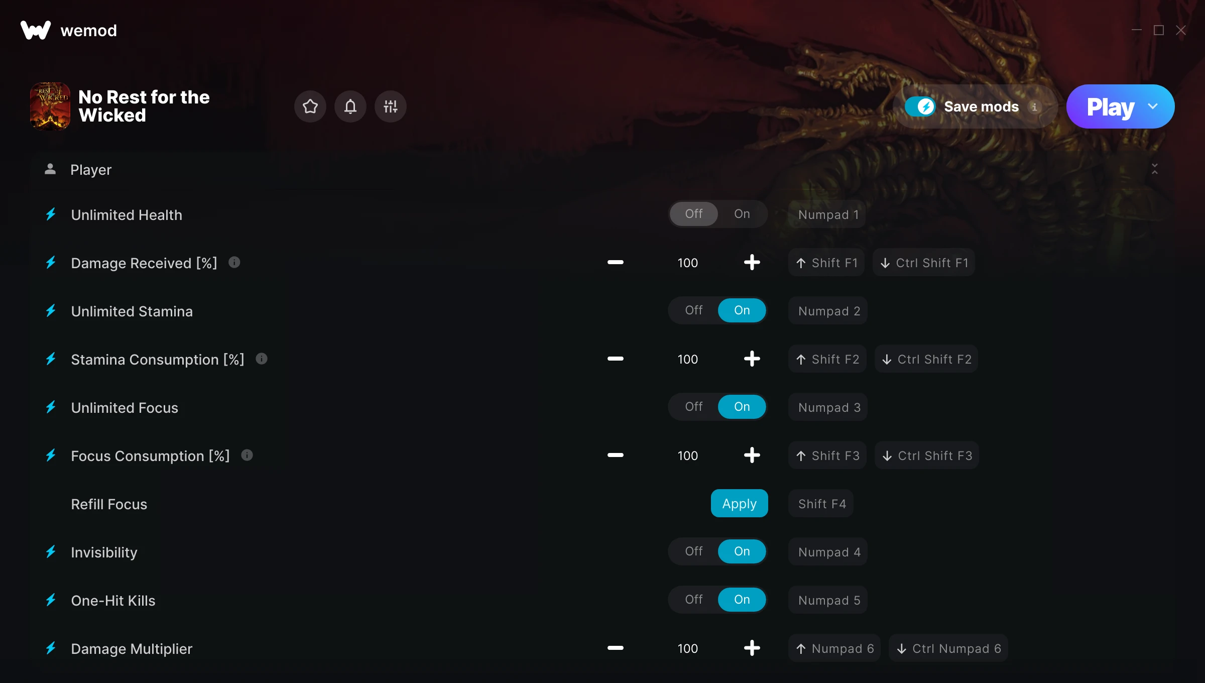 No Rest for the Wicked Trainer screenshot