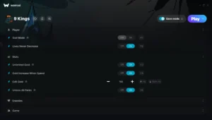9 Kings Trainer screenshot