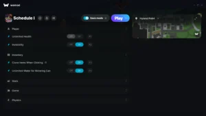 Schedule I Trainer screenshot