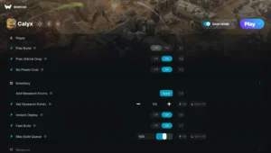 Calyx Trainer screenshot
