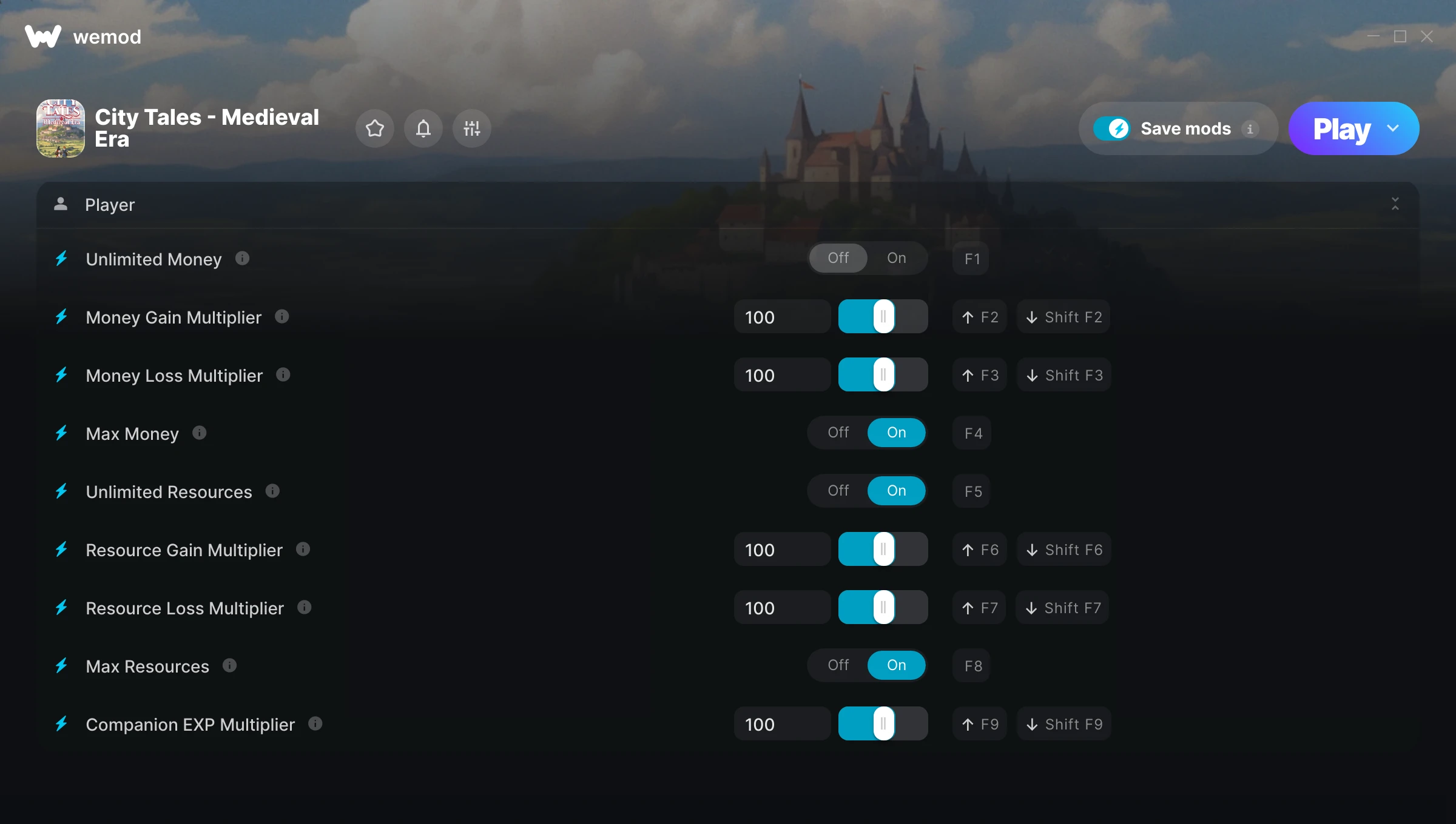 City Tales - Medieval Era Trainer screenshot