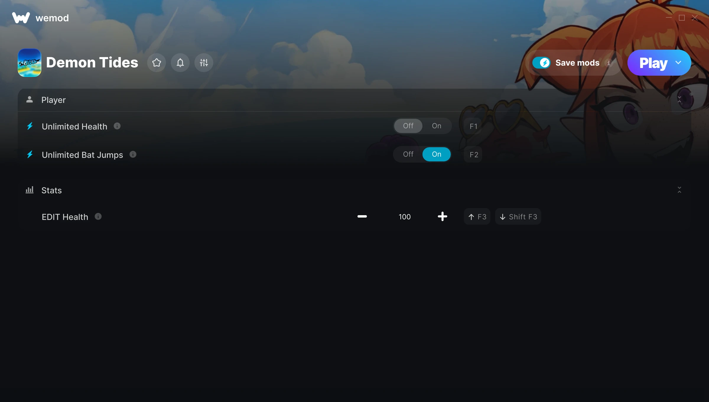 Demon Tides Trainer screenshot