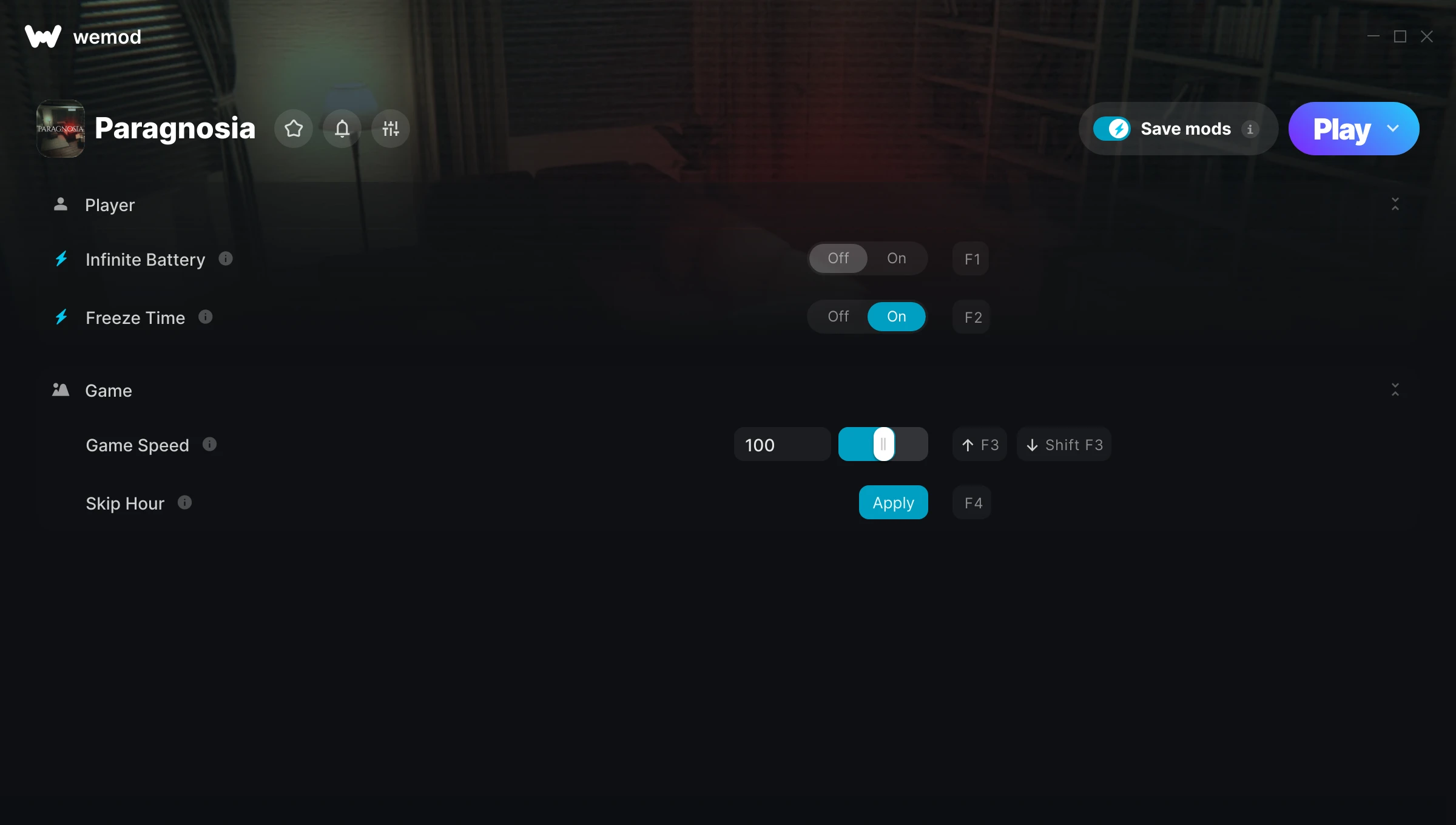 Paragnosia Trainer screenshot