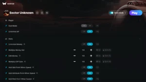 Sector Unknown Trainer screenshot