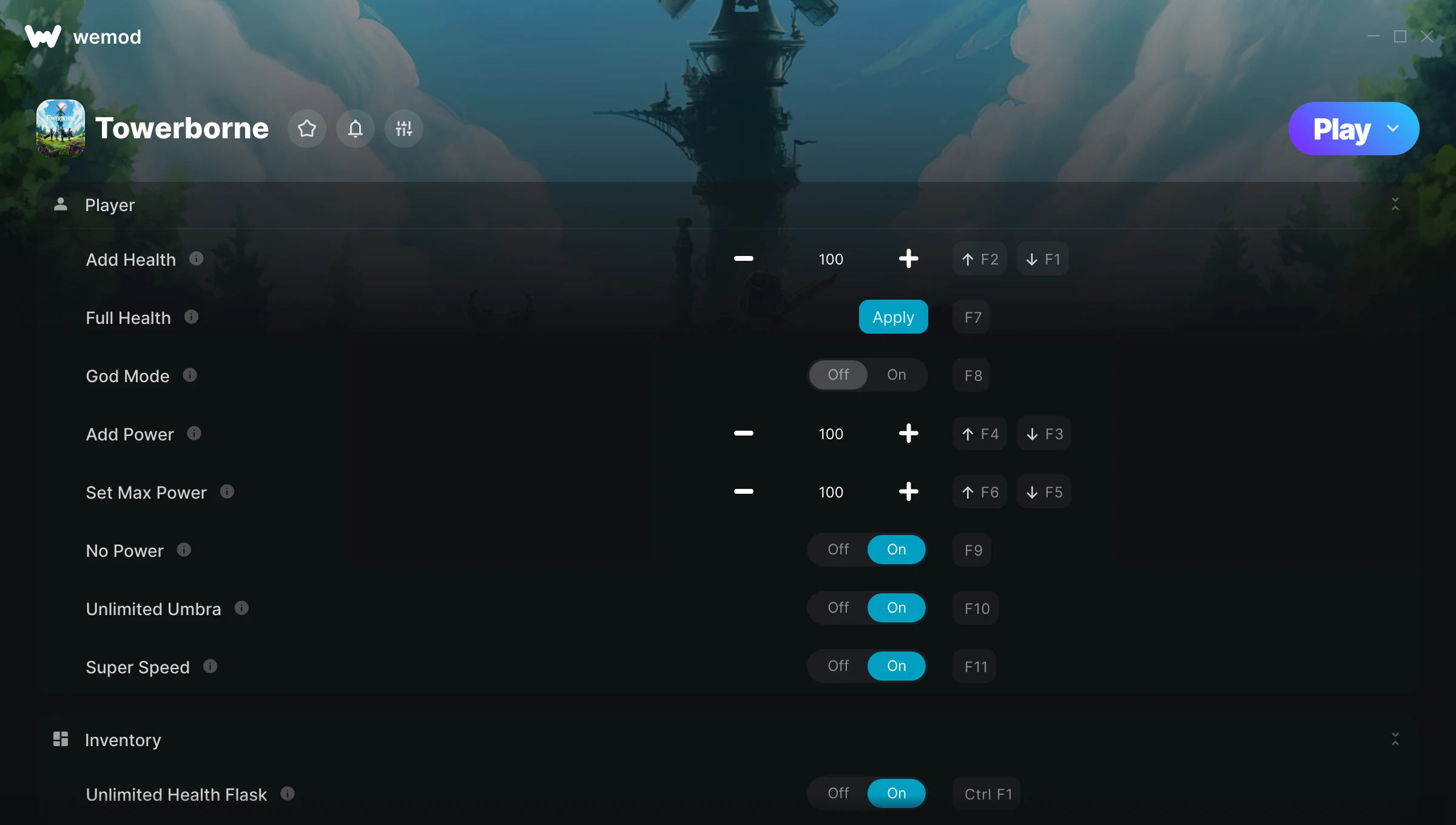 Towerborne Trainer screenshot