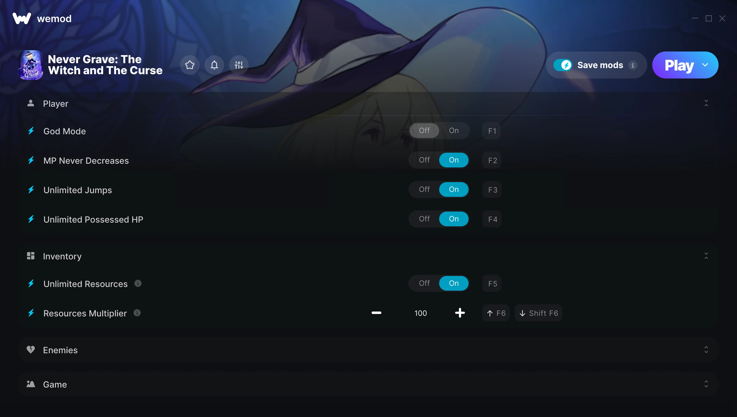 Never Grave: The Witch and The Curse Trainer screenshot