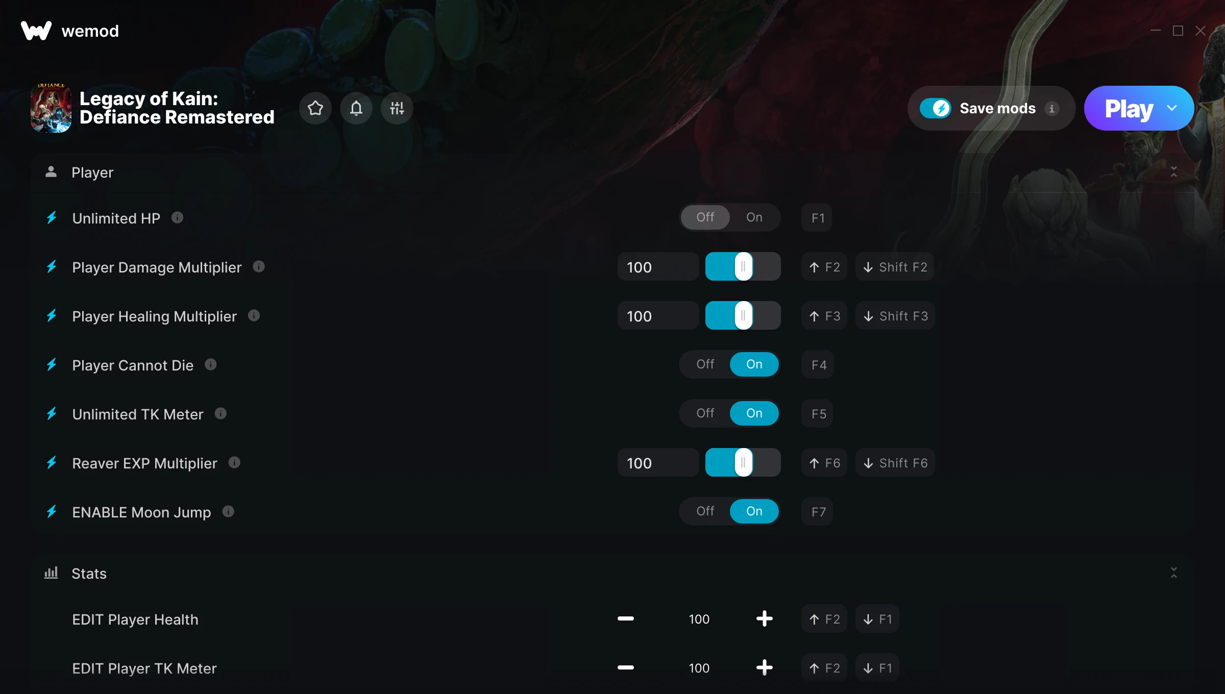 Legacy of Kain: Defiance Remastered Trainer screenshot