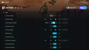 AETHUS Trainer screenshot