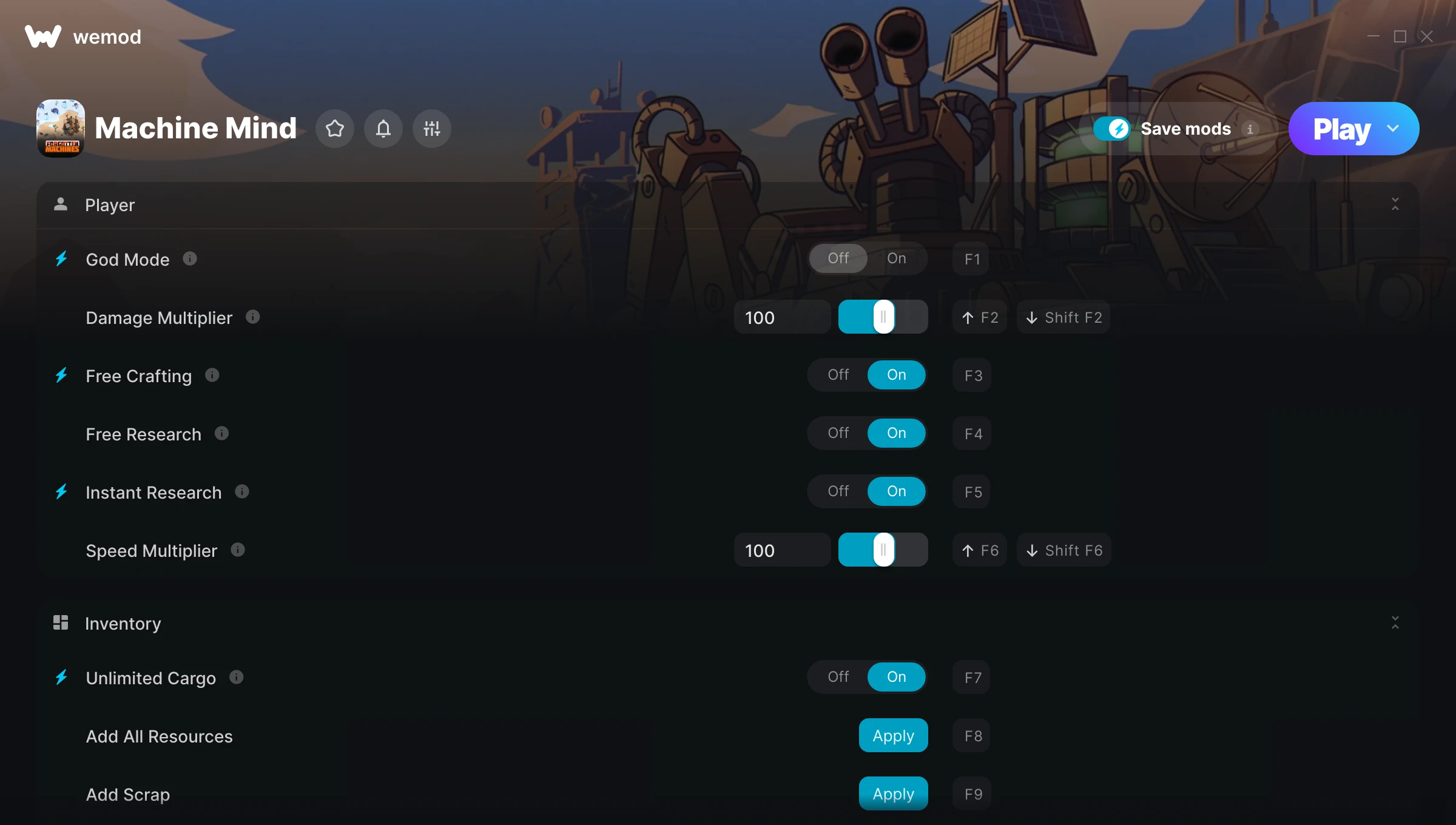 Machine Mind Trainer screenshot