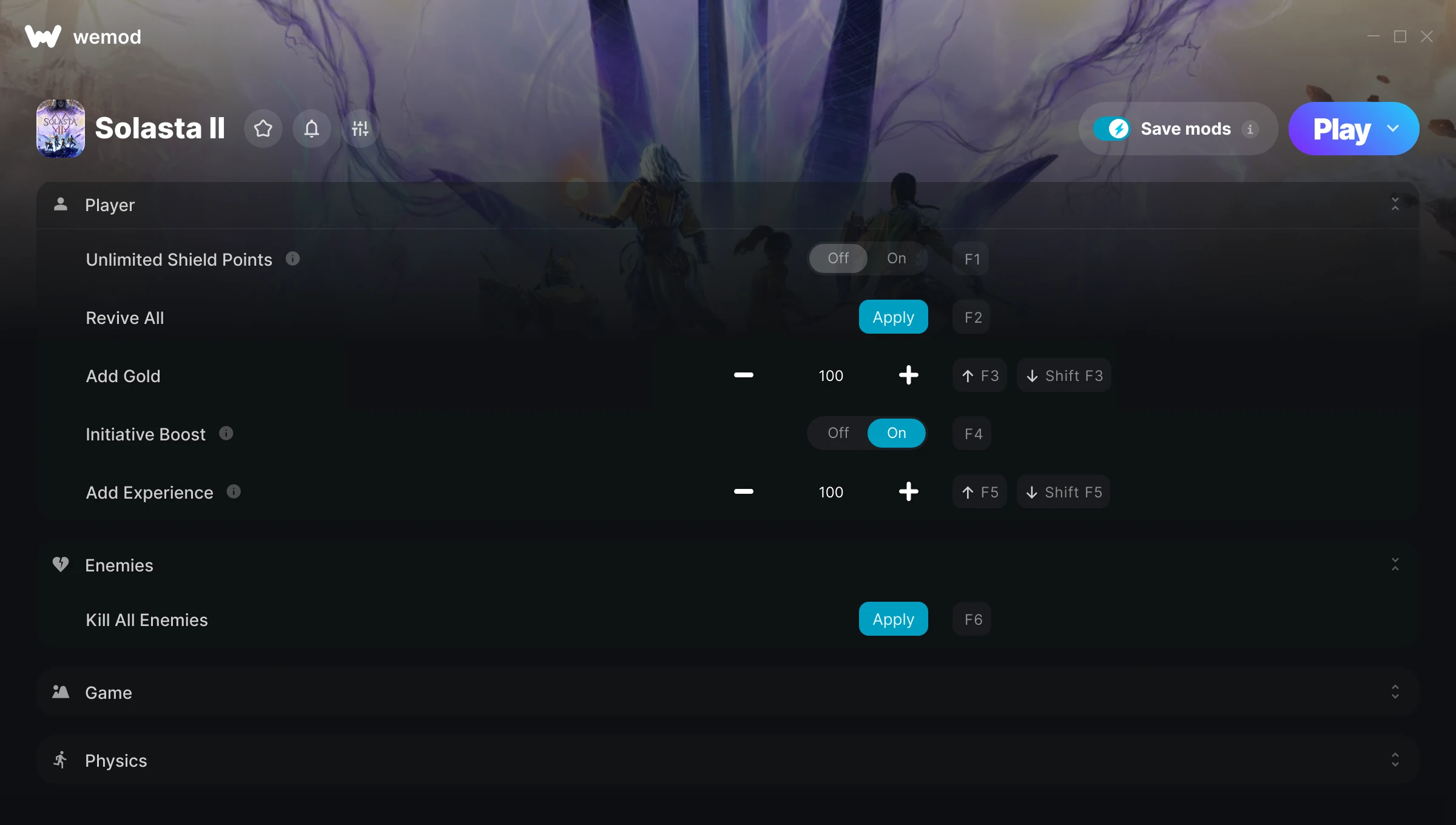 Solasta II Trainer screenshot