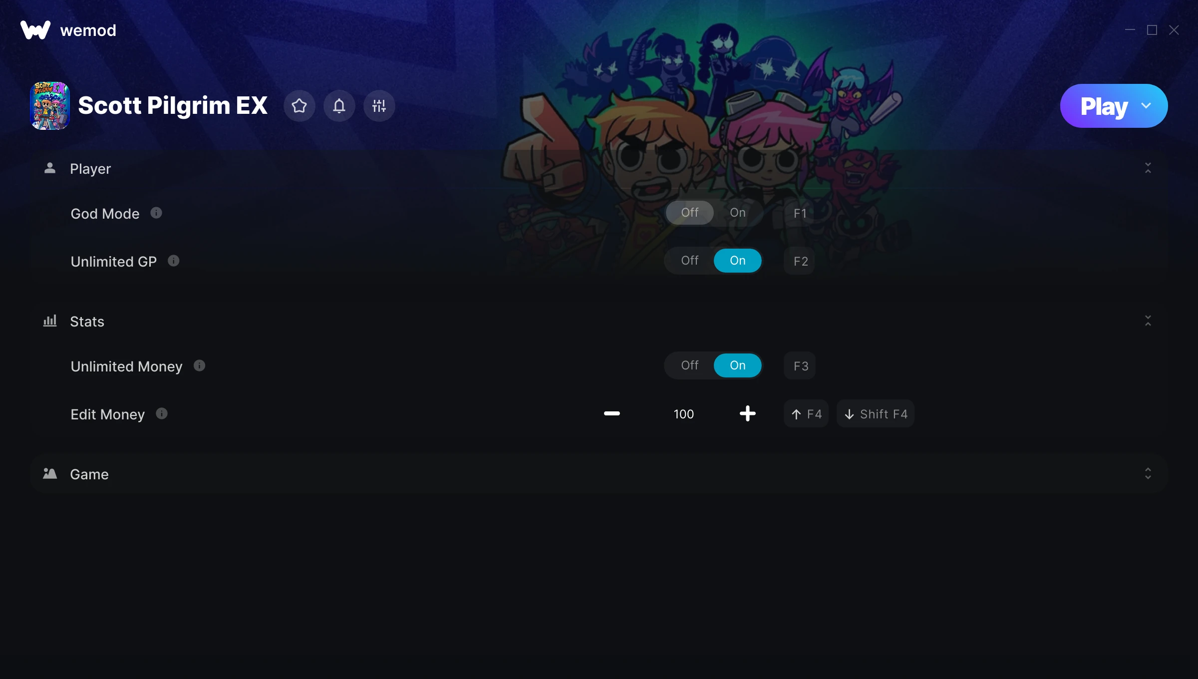 Scott Pilgrim EX Trainer screenshot