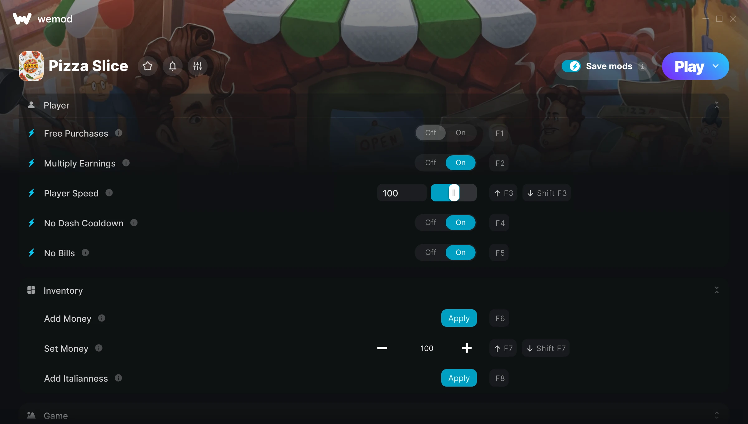 Pizza Slice Trainer screenshot