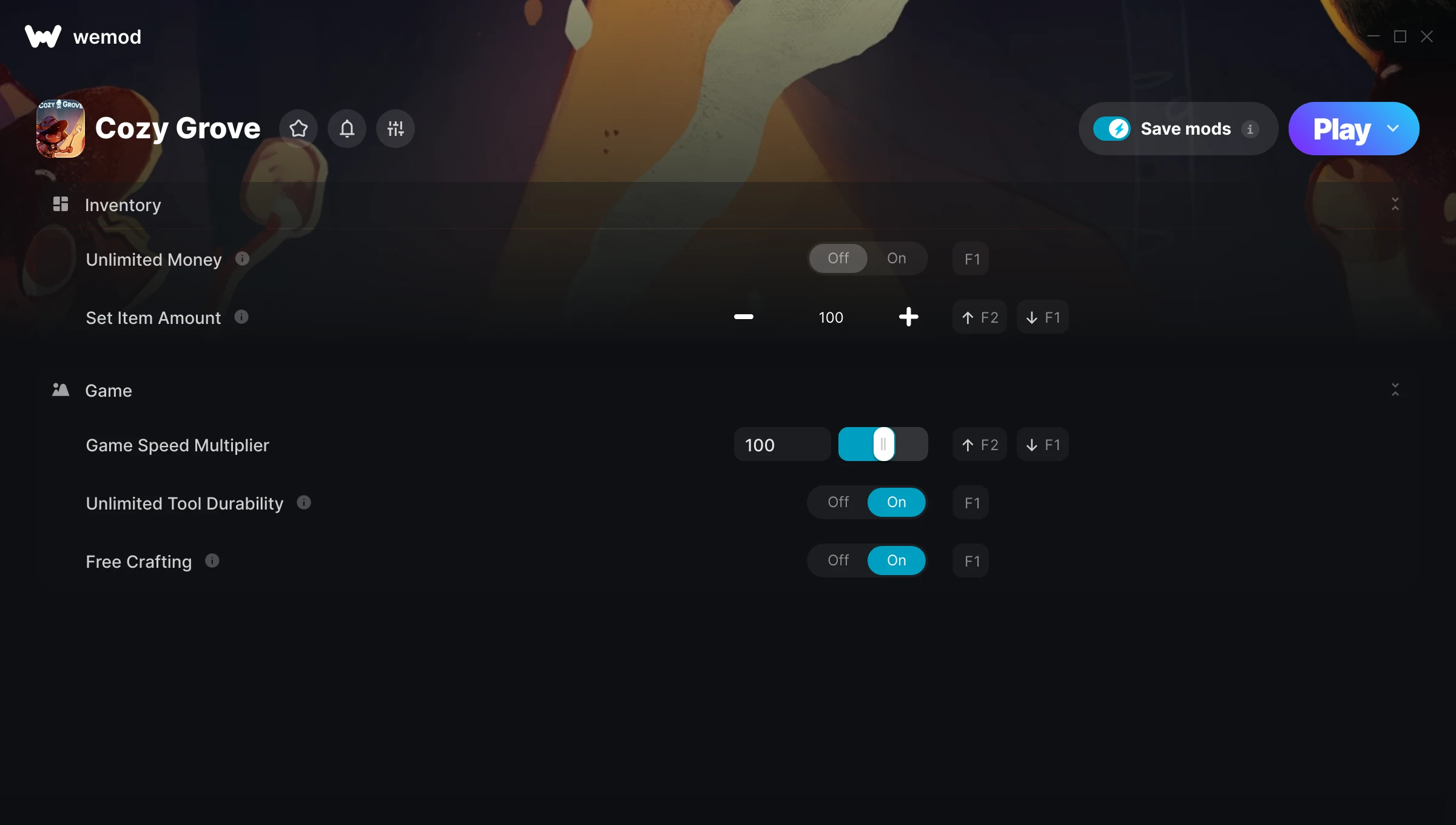 Cozy Grove Trainer screenshot