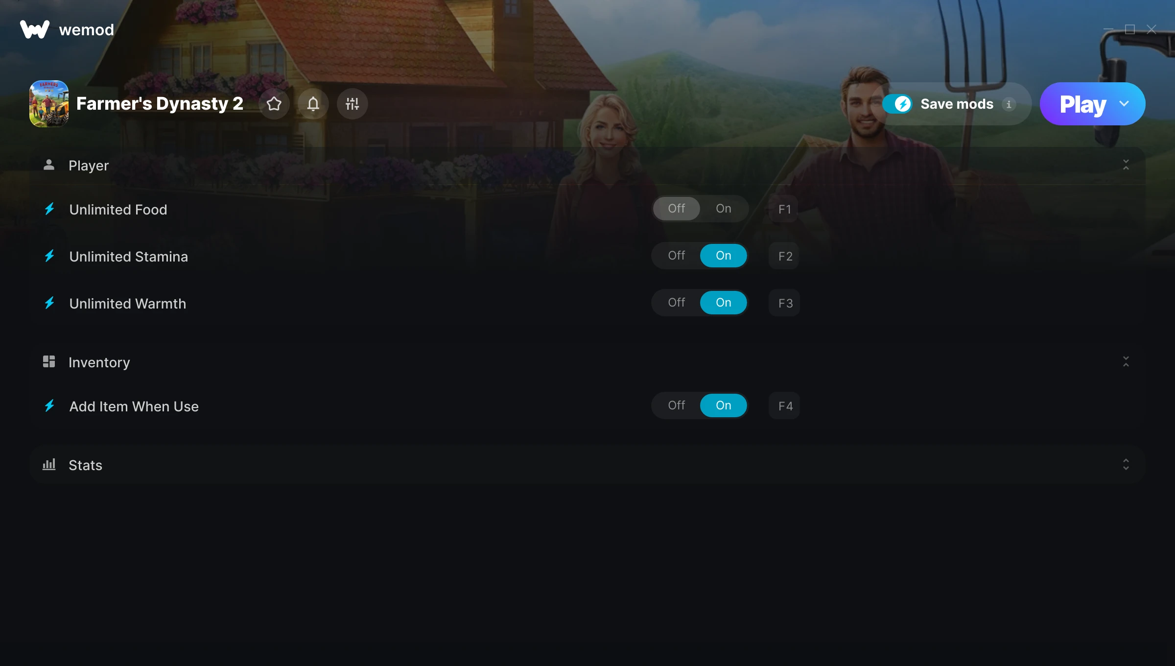 Farmer's Dynasty 2 Trainer screenshot