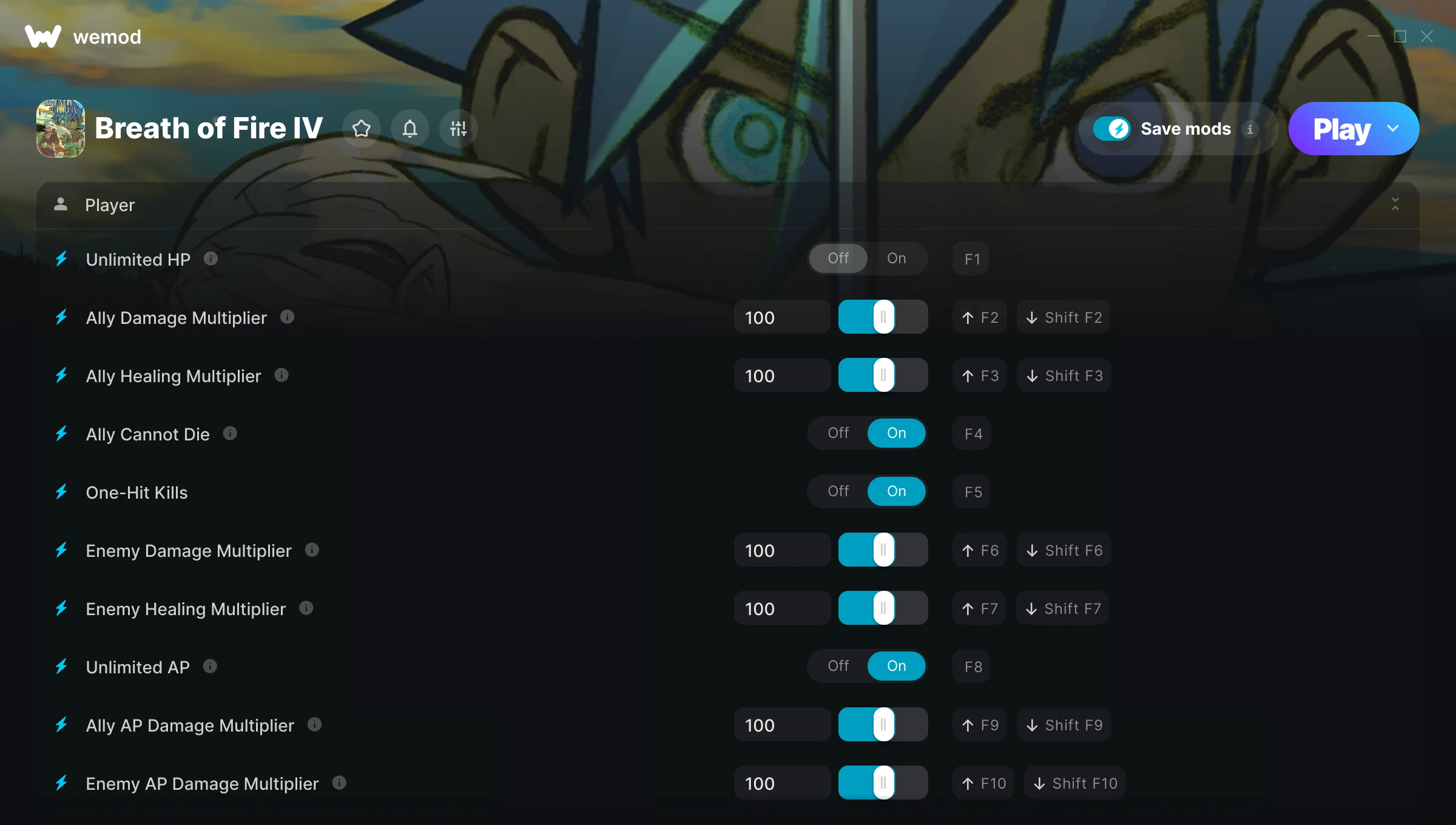 Breath of Fire IV Trainer screenshot