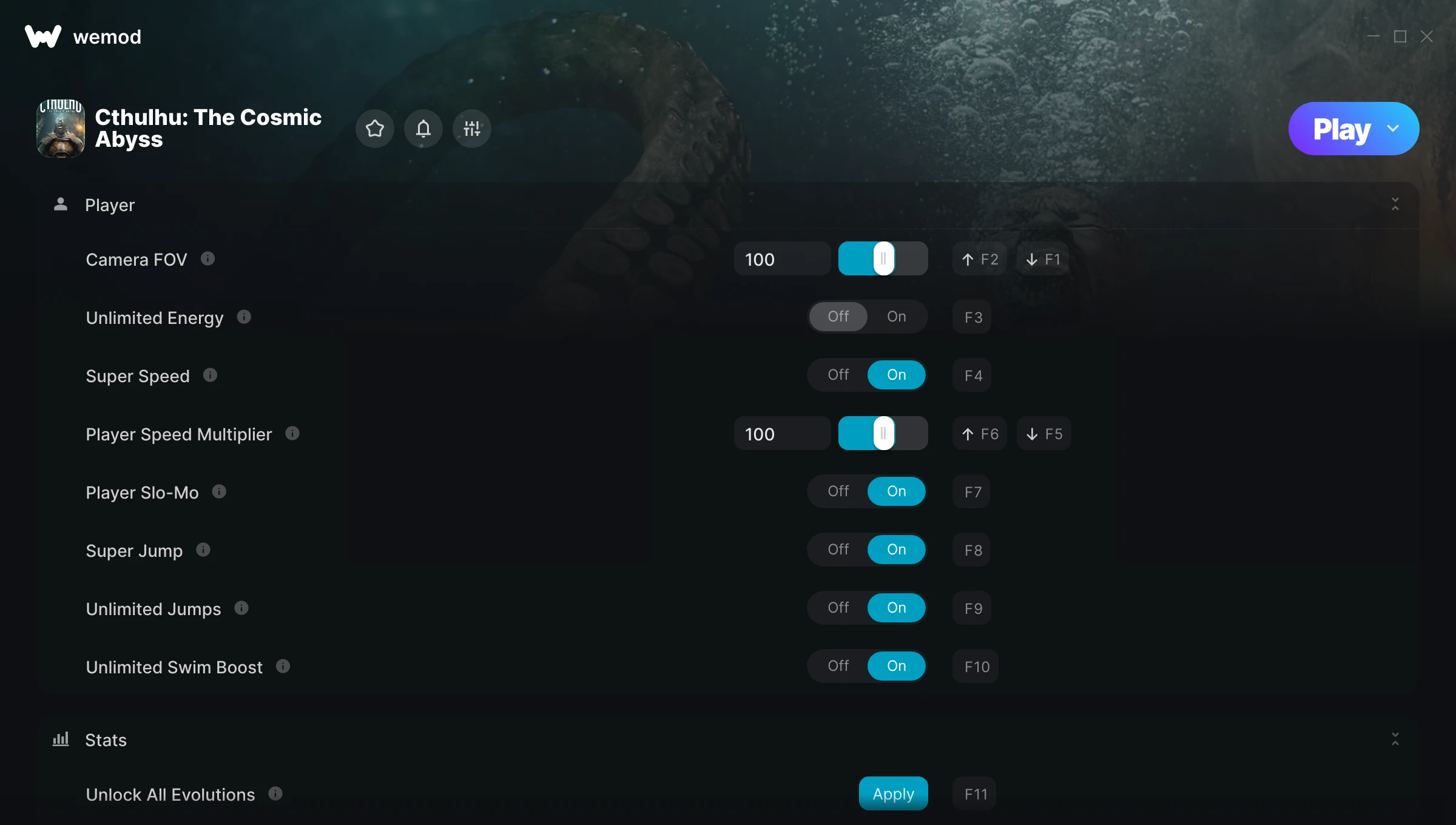 Cthulhu: The Cosmic Abyss Trainer screenshot