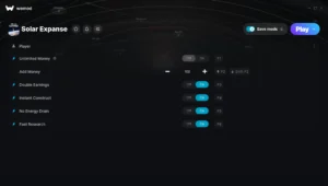 Solar Expanse Trainer screenshot
