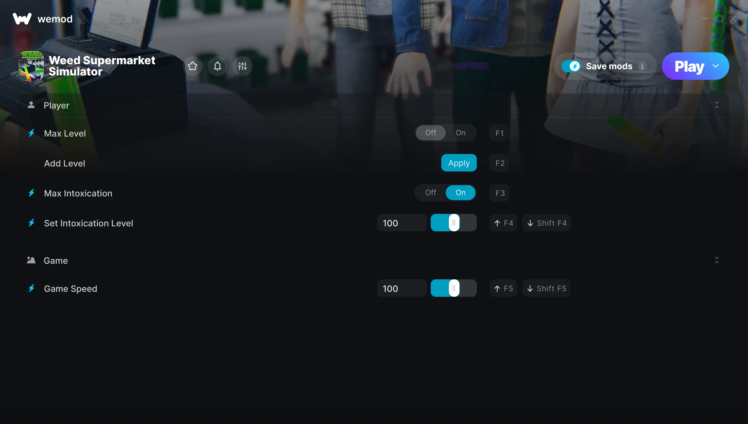 Weed Supermarket Simulator Trainer screenshot