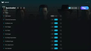 Survivalist Trainer screenshot