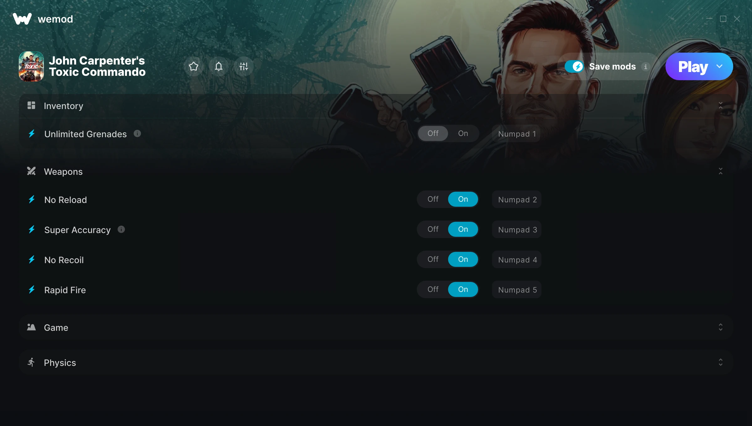 John Carpenter's Toxic Commando Trainer screenshot