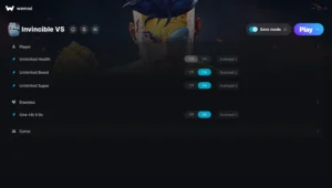 Invincible VS Trainer screenshot