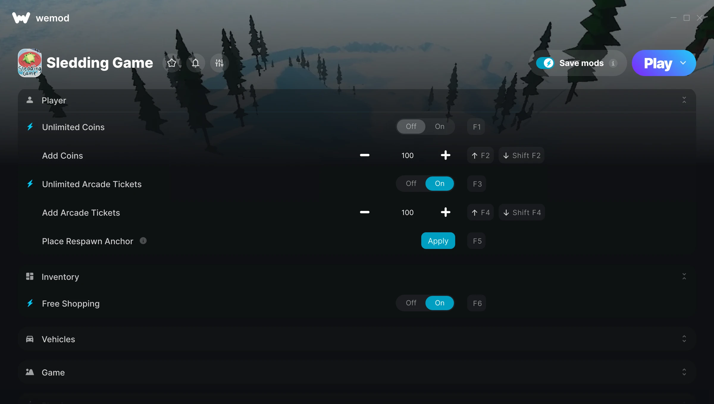 Sledding Game Trainer screenshot