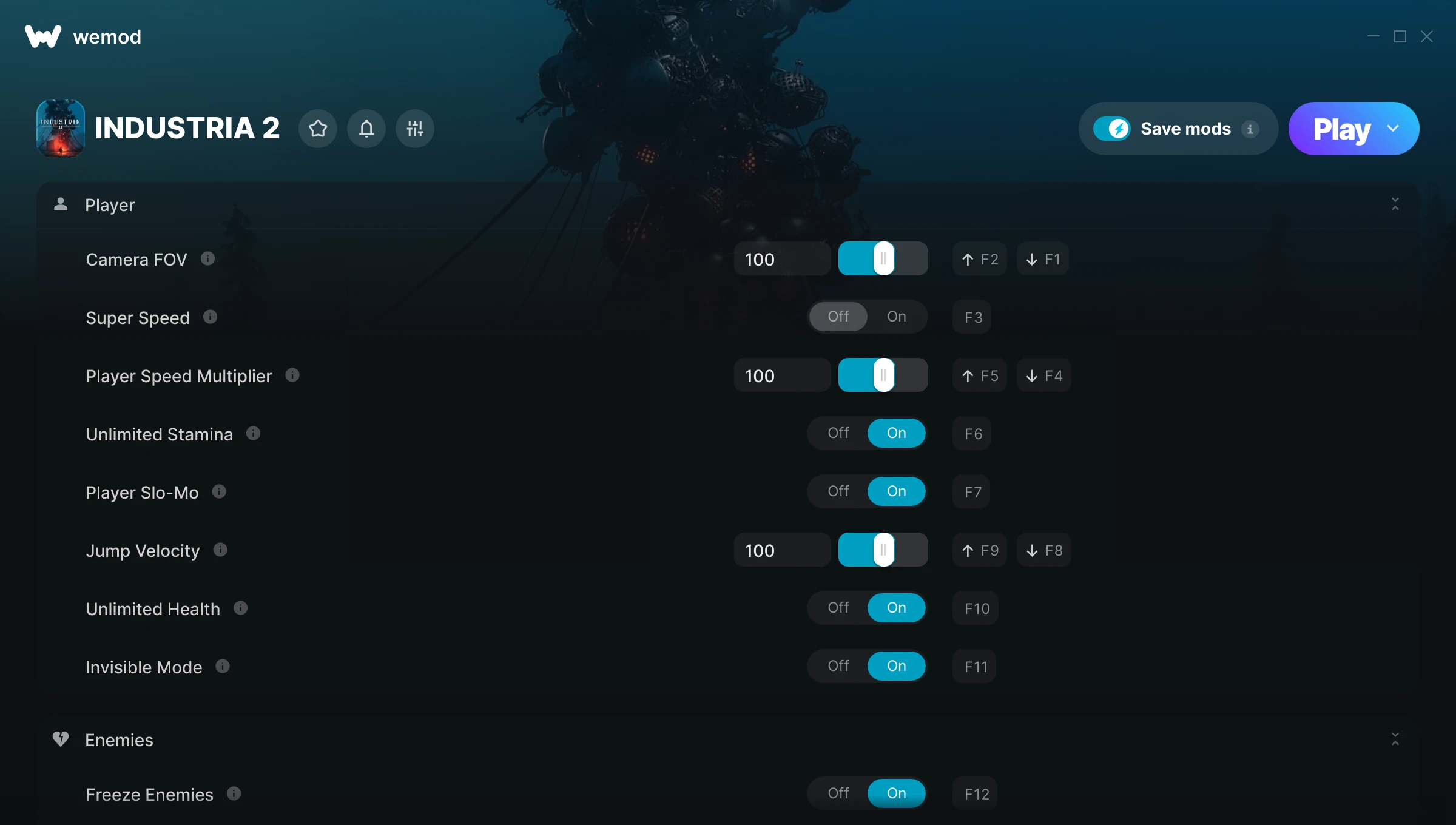 INDUSTRIA 2 Trainer screenshot