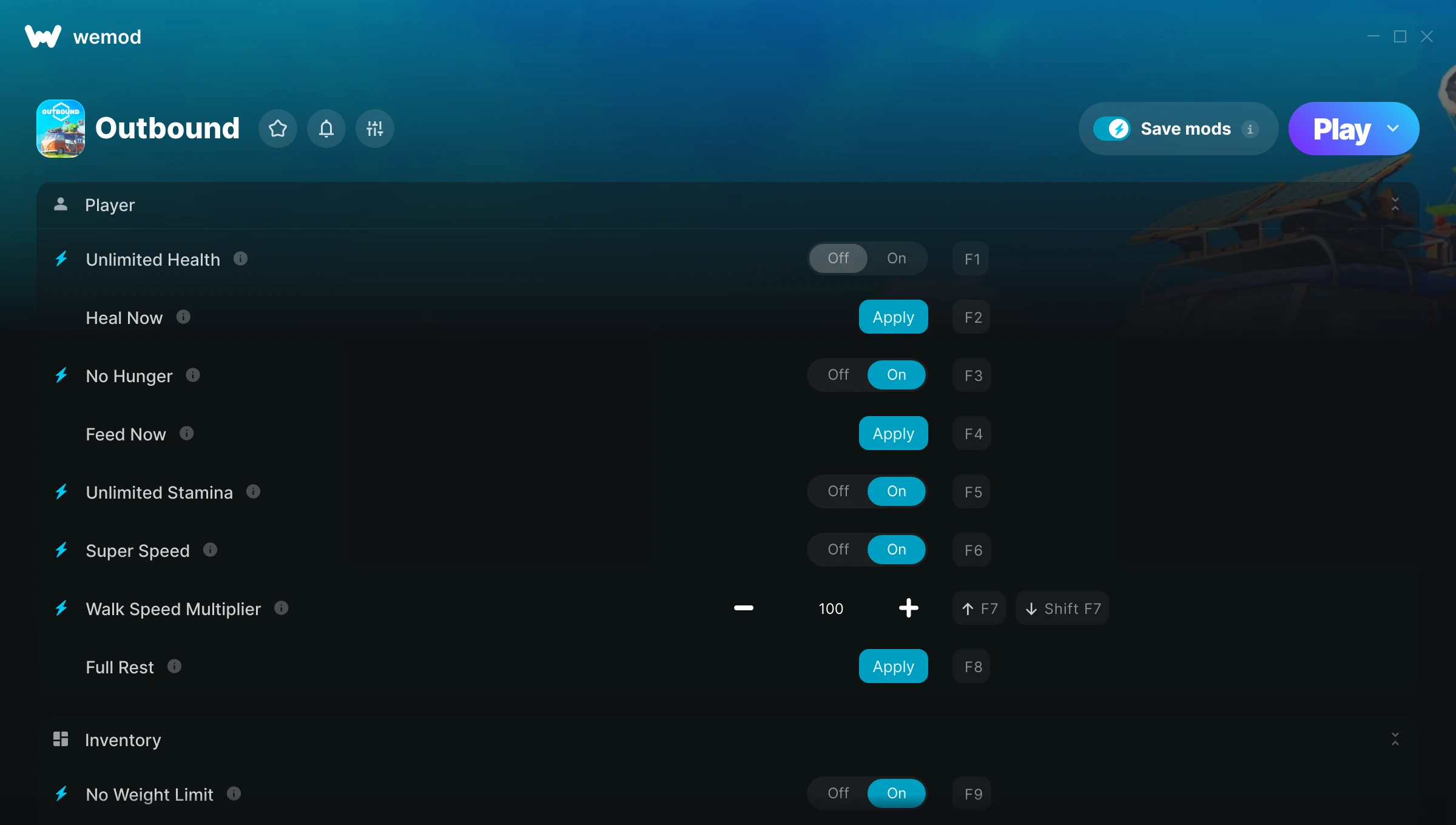 Outbound Trainer screenshot