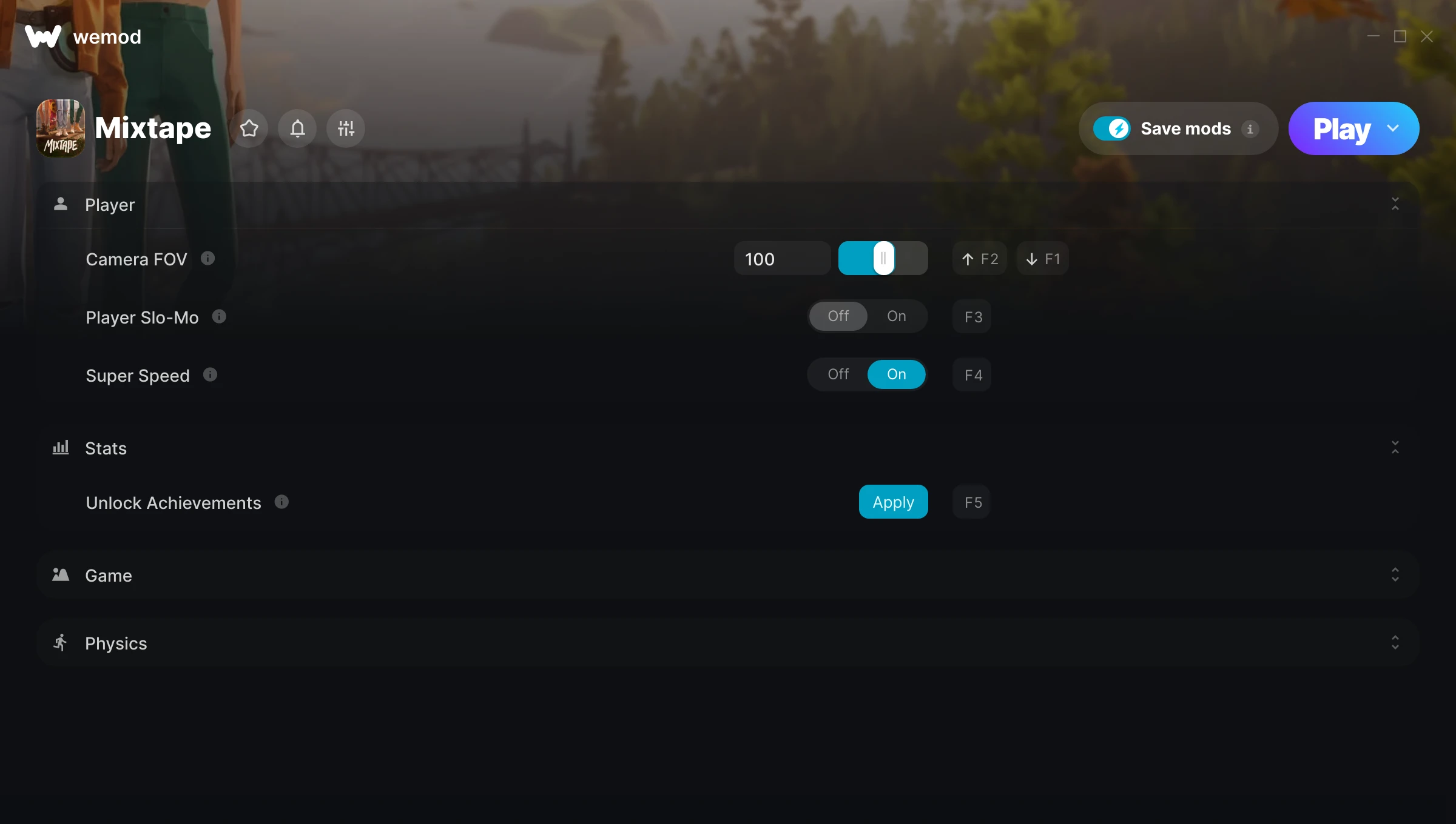 Mixtape Trainer screenshot