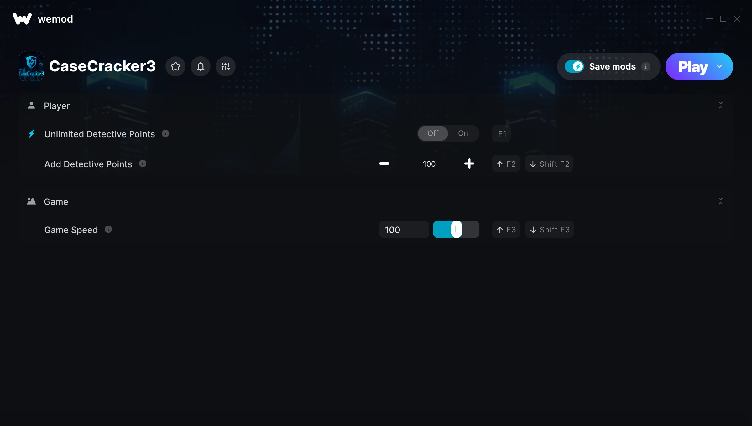 CaseCracker3 Trainer screenshot