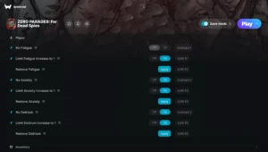ZERO PARADES: For Dead Spies Trainer screenshot