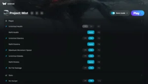 Project: Mist Trainer screenshot