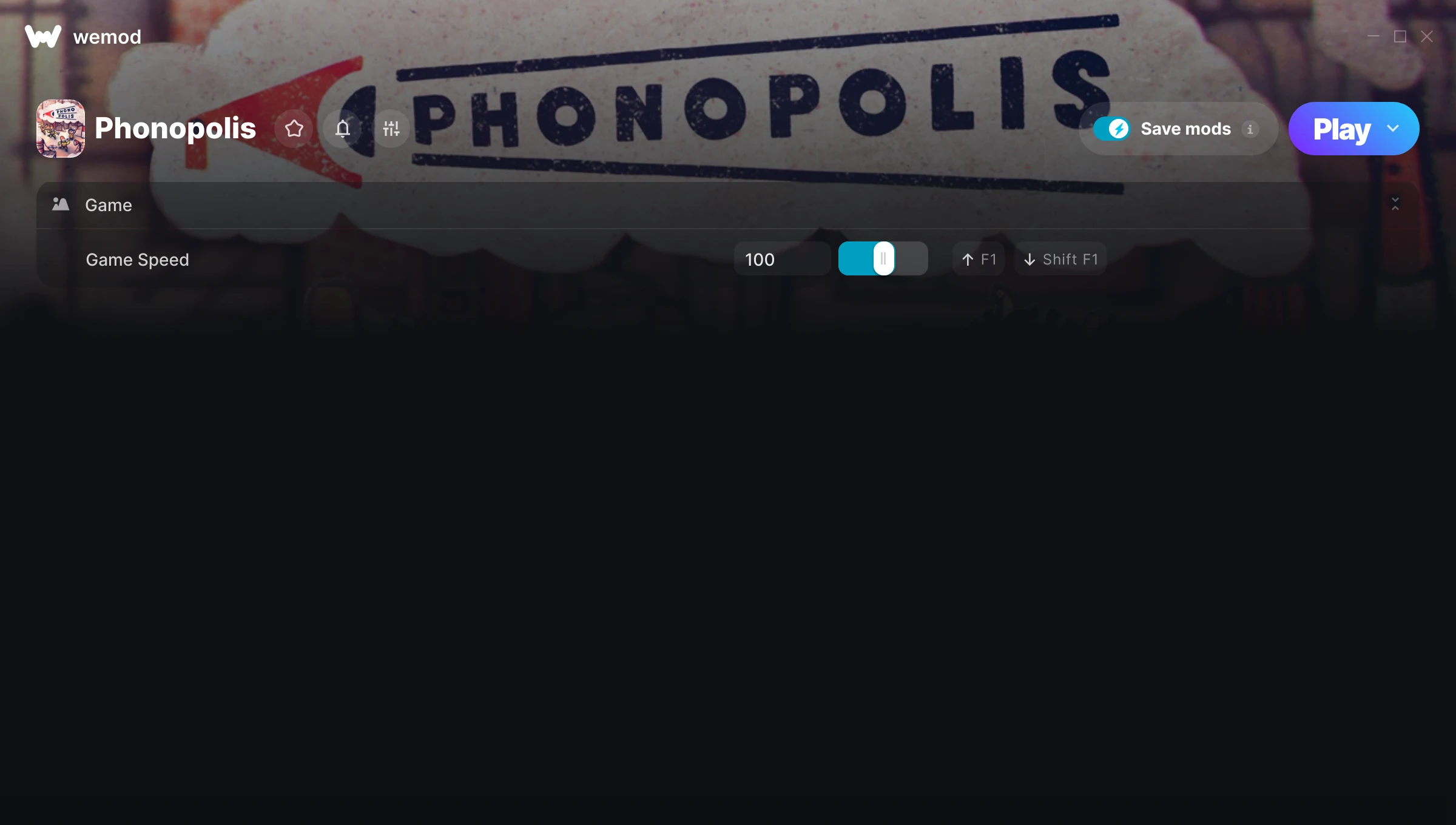 Phonopolis Trainer screenshot