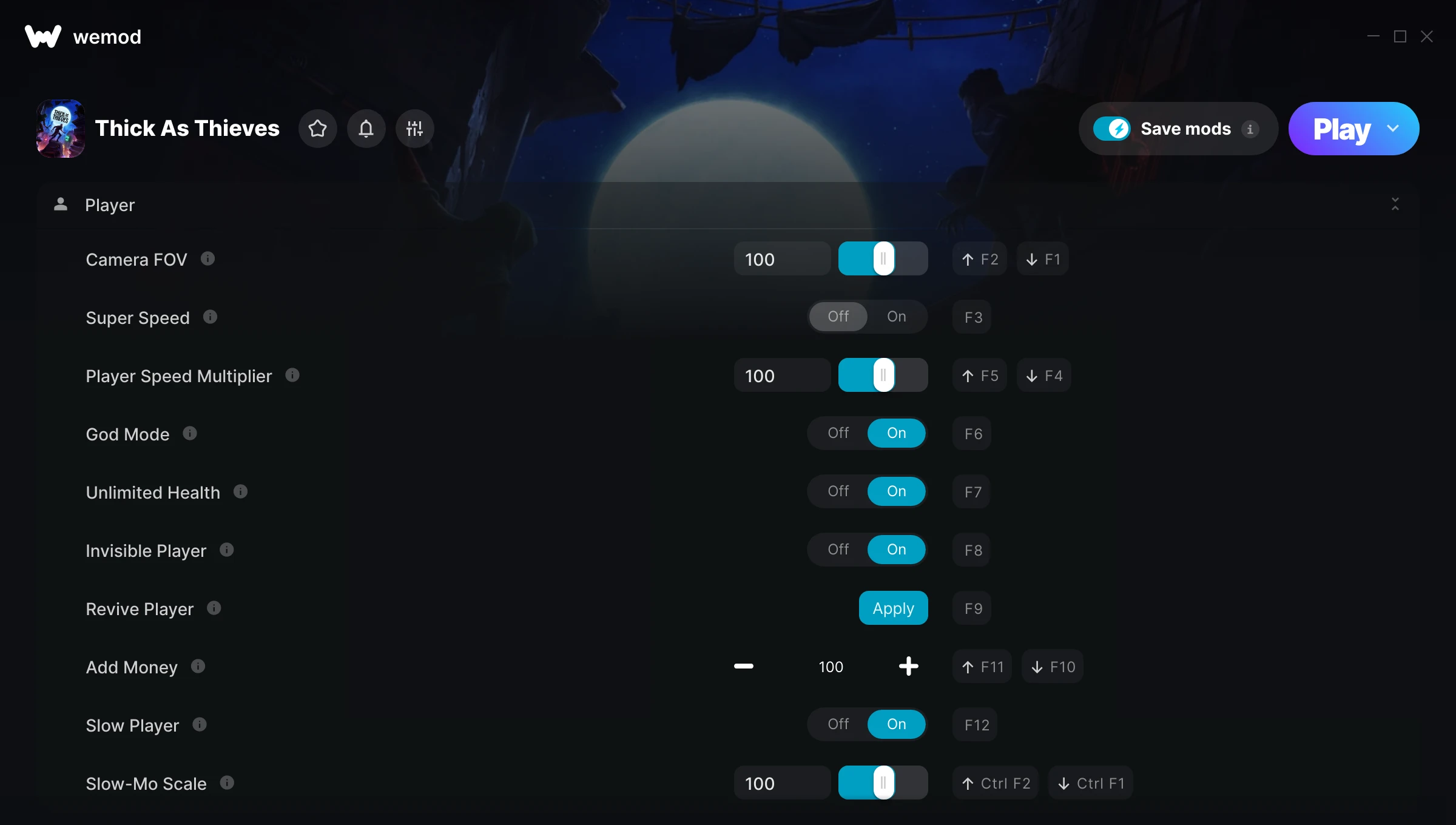 Thick As Thieves Trainer screenshot