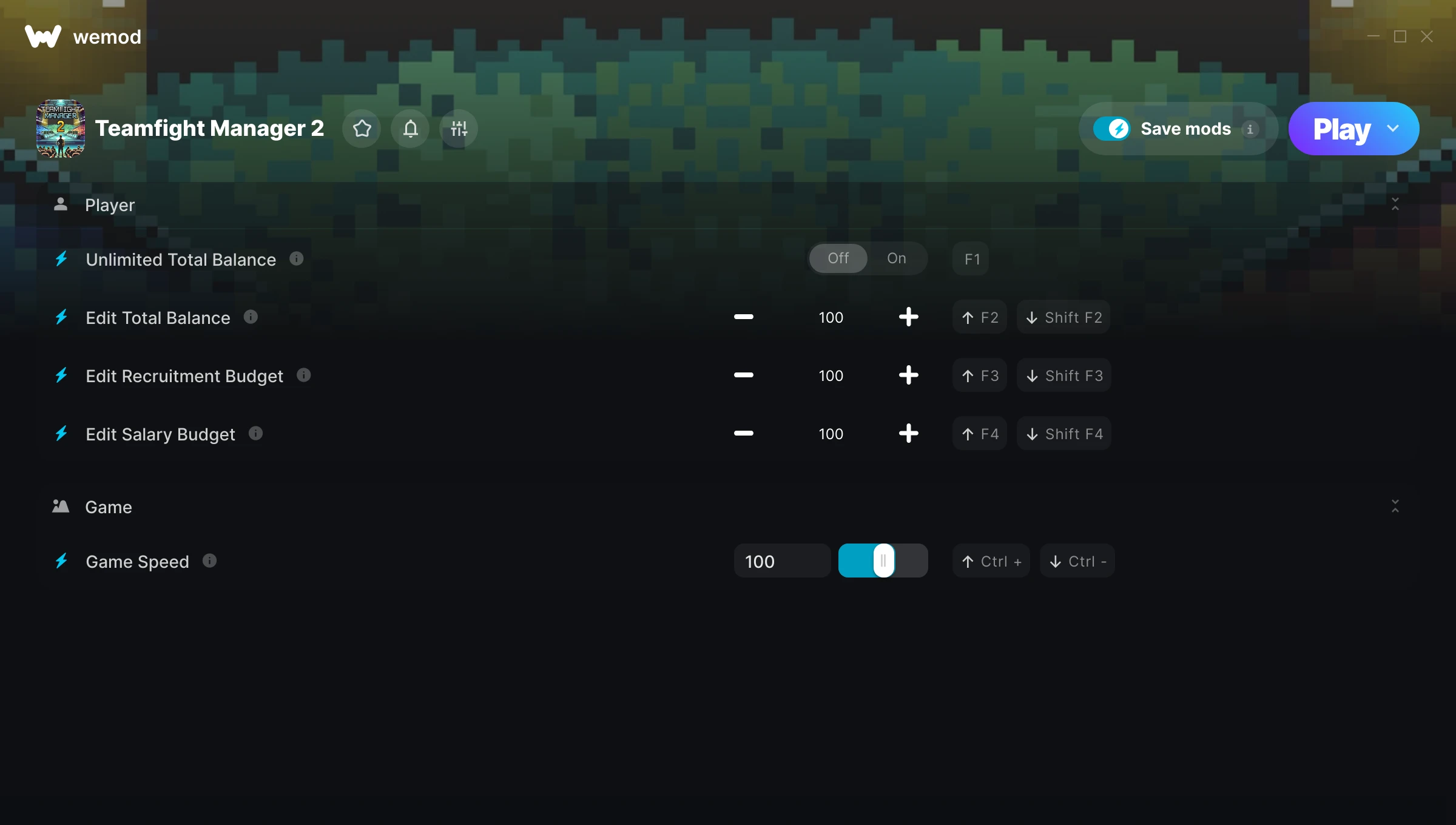 Teamfight Manager 2 Trainer screenshot