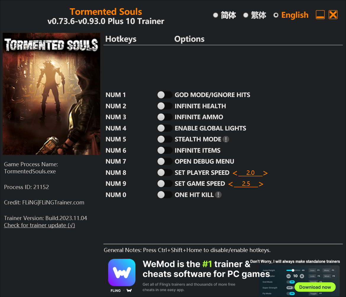 Tormented Souls 2 Trainer screenshot
