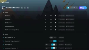Dwarf Eats Mountain Trainer screenshot