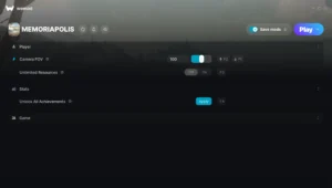 MEMORIAPOLIS Trainer screenshot