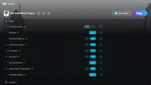 The Gold River Project Trainer screenshot