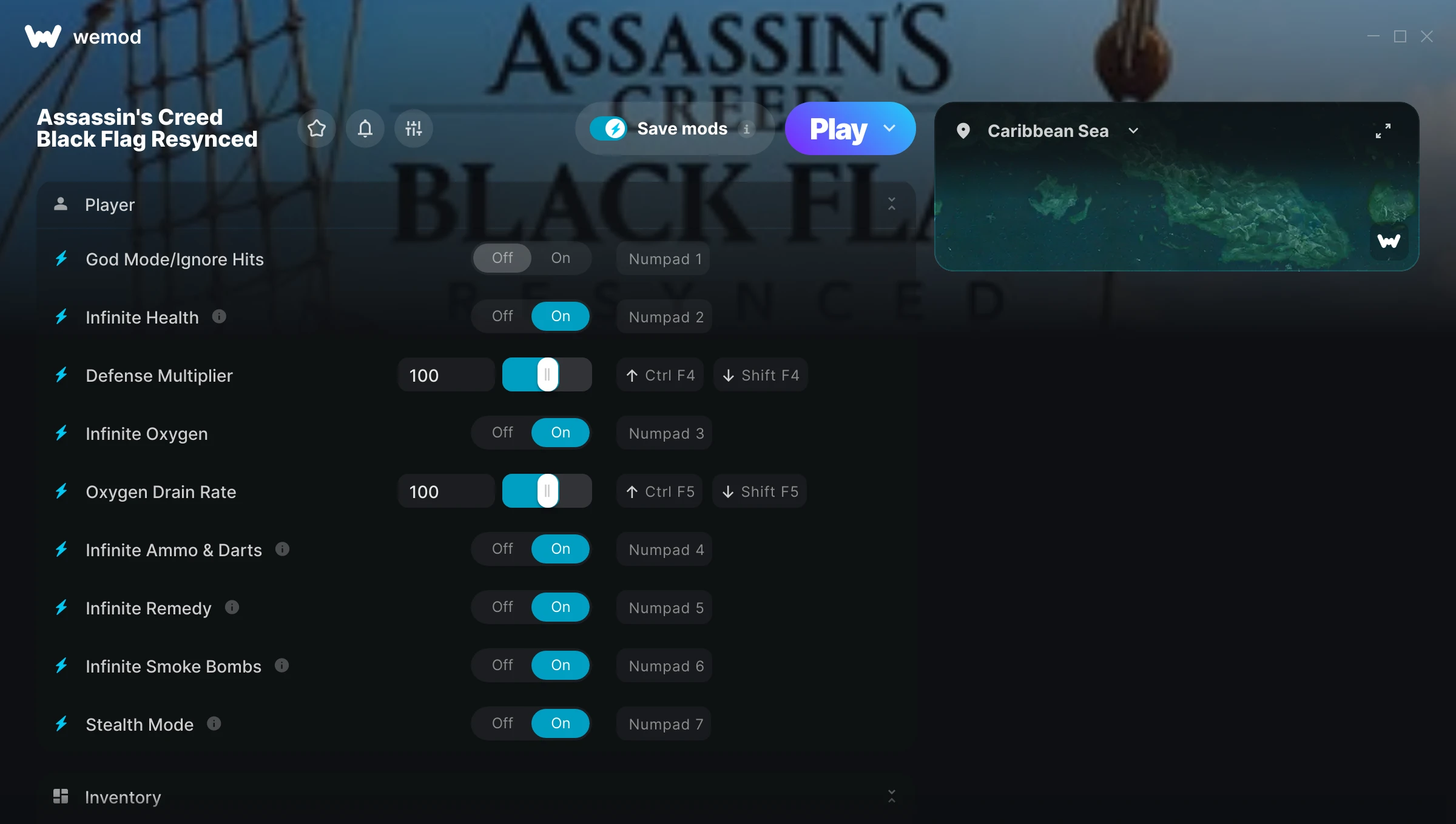 Assassin's Creed Black Flag Resynced Trainer screenshot