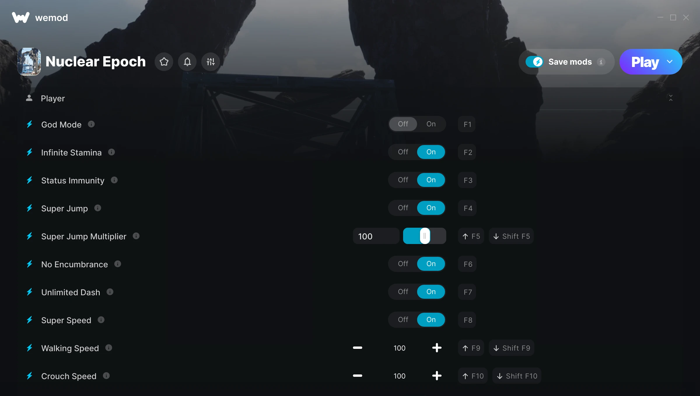 Nuclear Epoch Trainer screenshot
