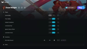 Dead Weight Trainer screenshot