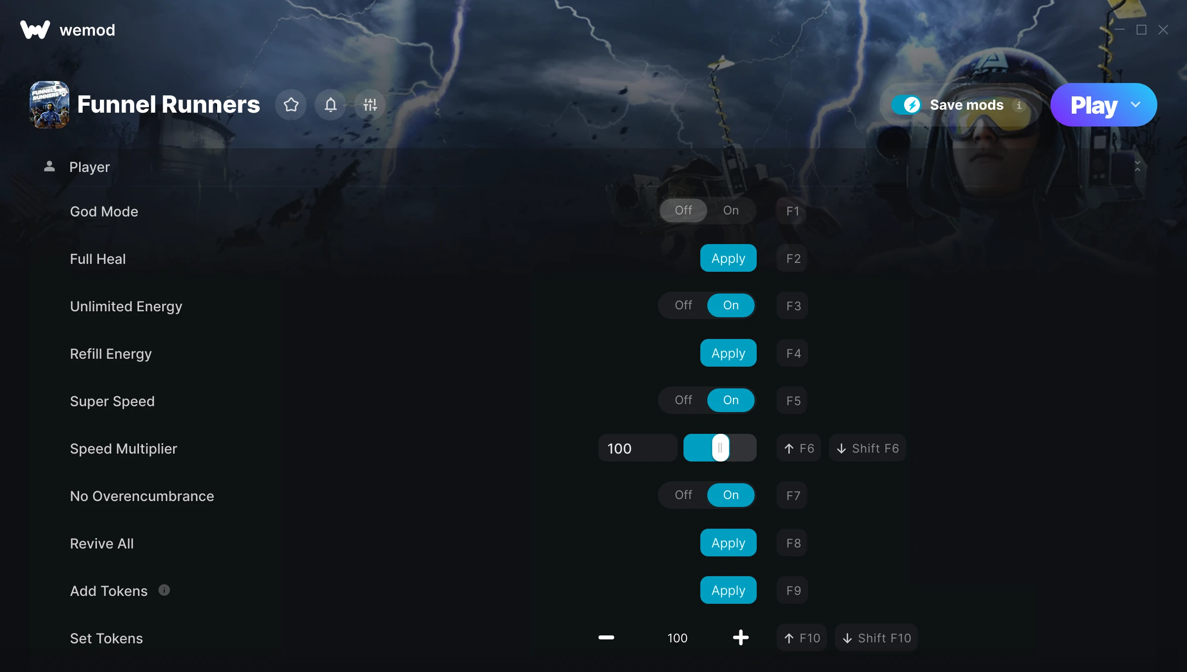 Funnel Runners Trainer screenshot