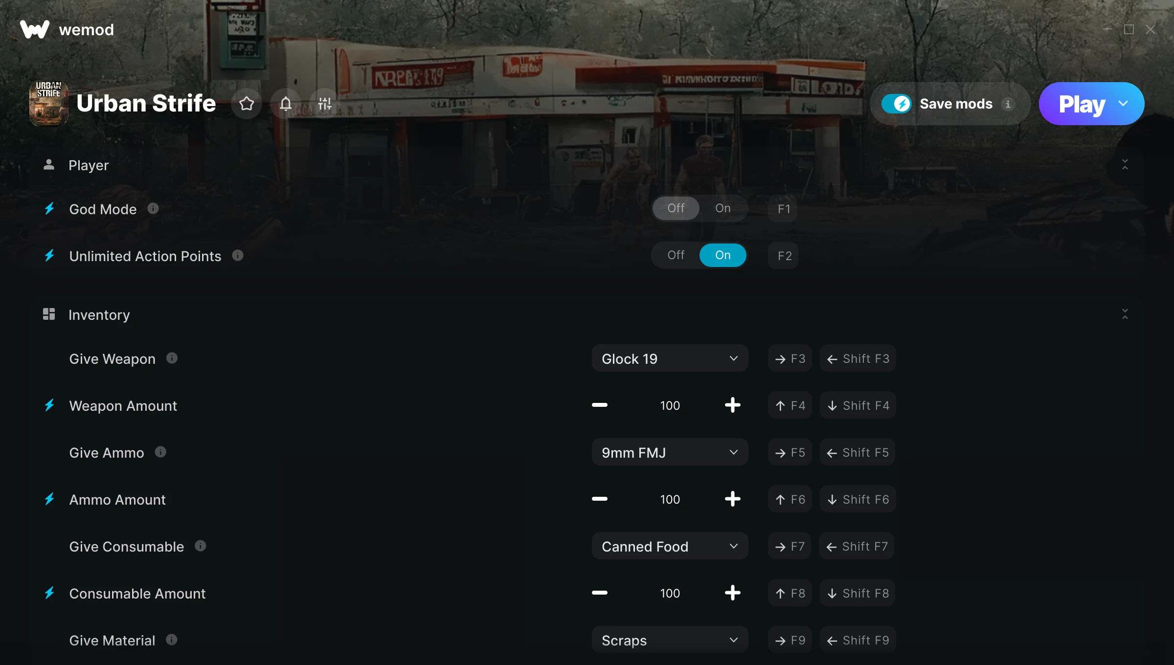 Urban Strife Trainer screenshot