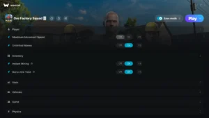 Ore Factory Squad Trainer screenshot