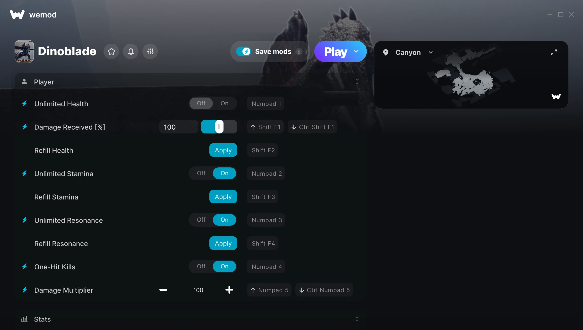 Dinoblade Trainer screenshot